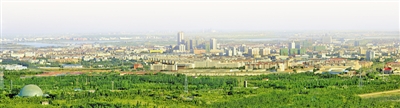 <p>　　　　鸟瞰大武口区。（本版图片均由大武口区委宣传部提供）</p>