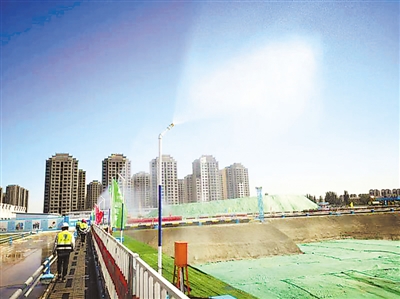 <p>　　喷淋降尘设备。</p>