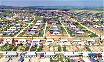 <p>　　红寺堡区移民新居</p>&&